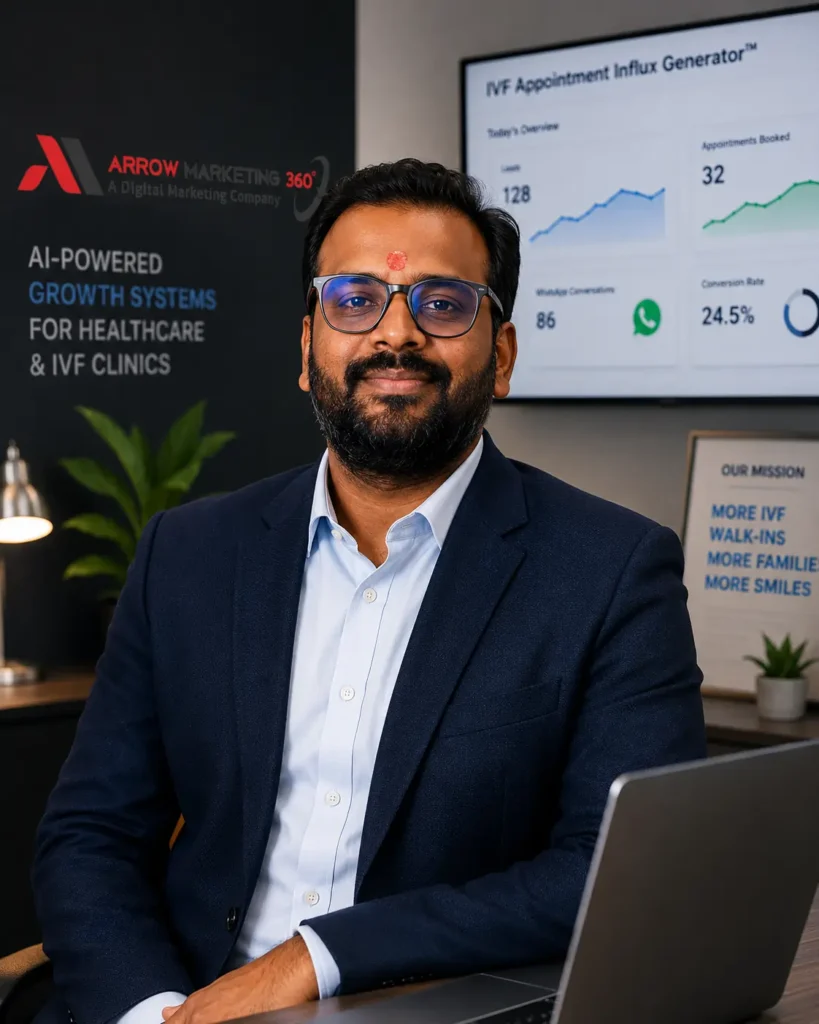 Ishan Saxena the founder of Arrow Marketing 360 | AM360