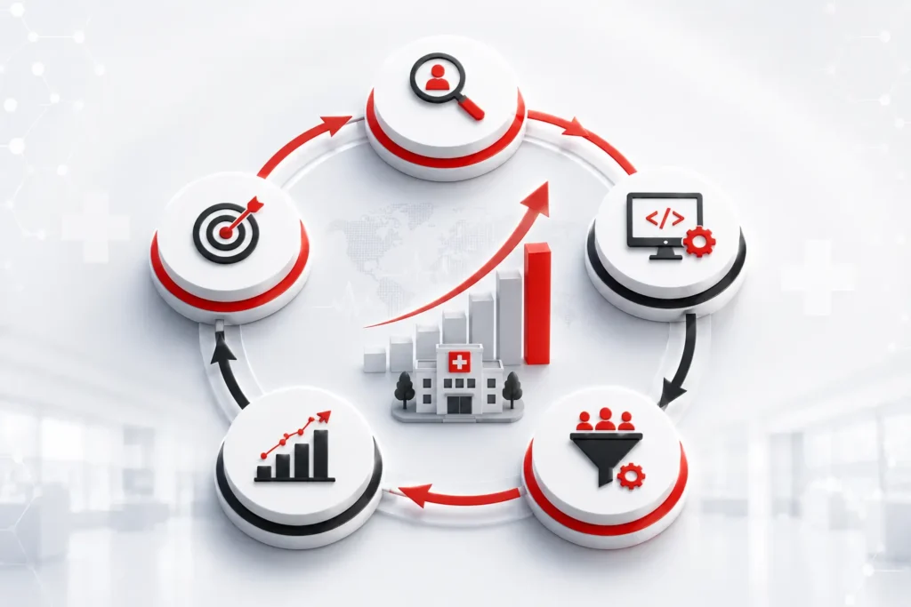A Proven Healthcare Growth Framework - Arrow-Marketing-360