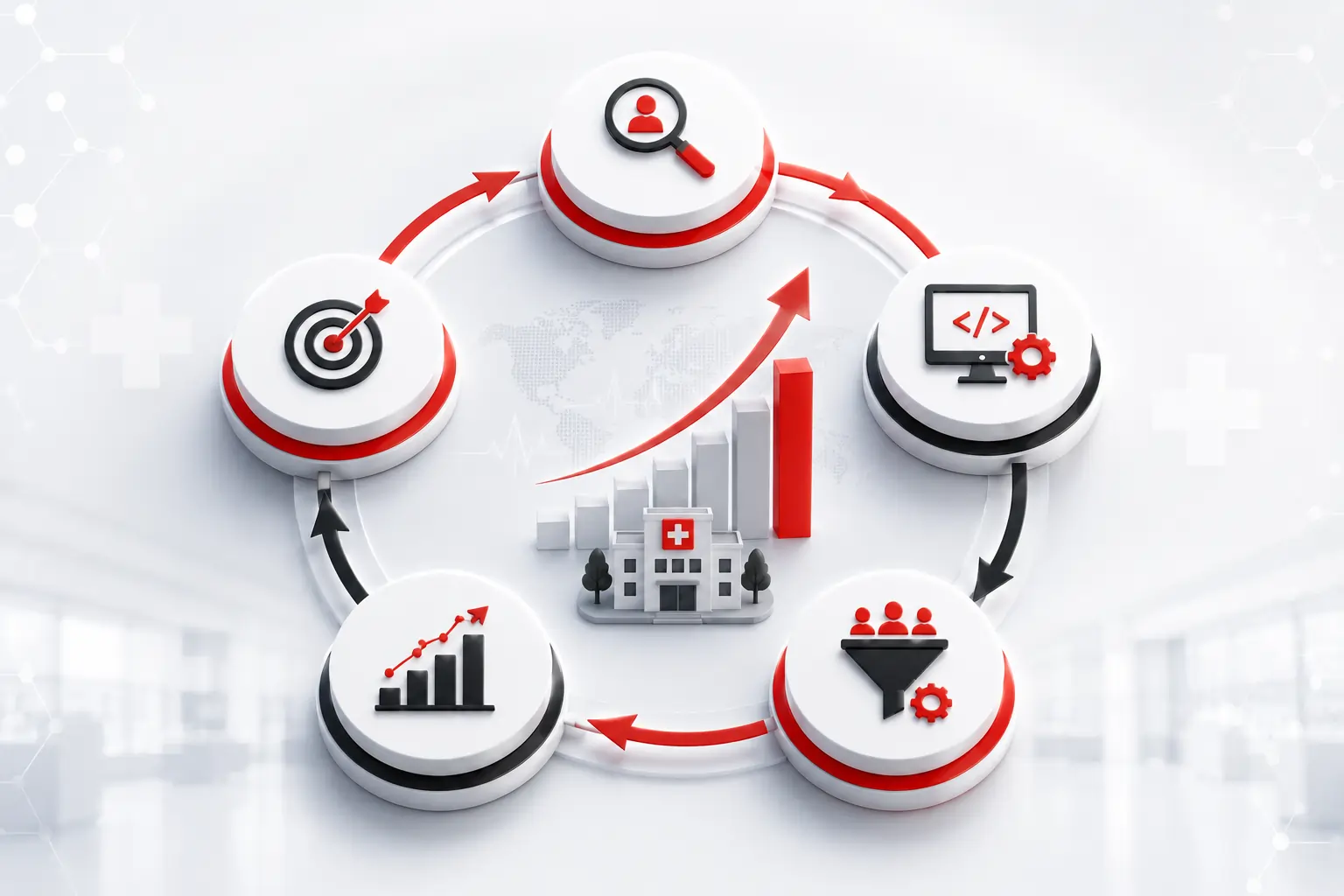 A Proven Healthcare Growth Framework - Arrow-Marketing-360